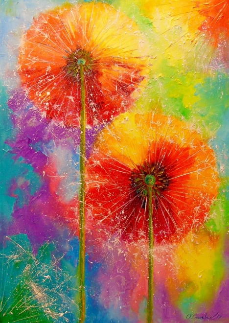 Puzzle pampelišky 1000 dílků