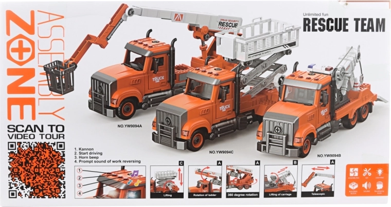 realistické zvuky a světelné efekty