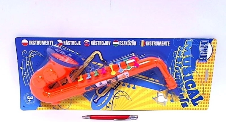 Dětský barevný saxofon