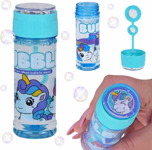 Bublifuk s jednorožcem 65 ml s bludišťovou hrou