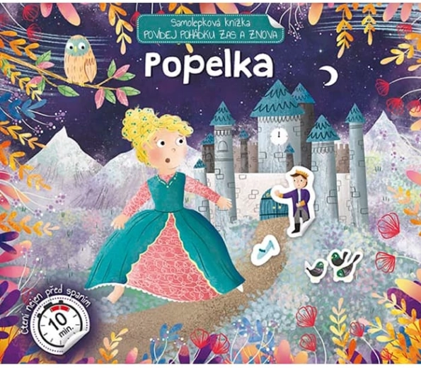 Povídej pohádku Popelka – interaktivní samolepková knížka
