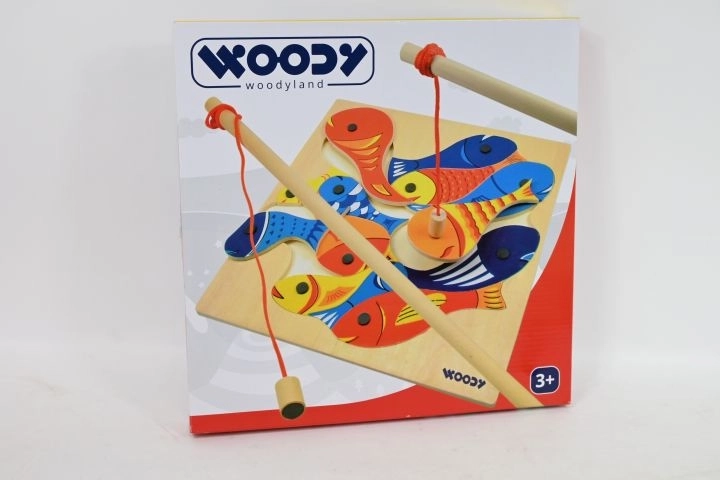 Woodyland magnetická hra Rybičky s prutem