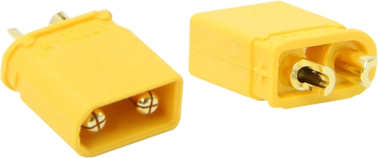 JAMARA vysokoproudý konektor XT30 pozlacený Grip, pár