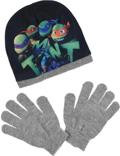 Čepice a rukavice Želvy Ninja – Velikost: 52