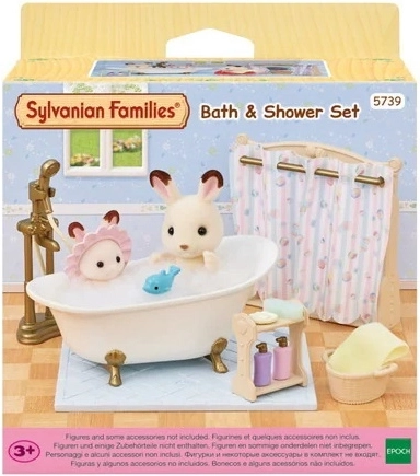 Sylvanian Families koupelnový set s vanou a sprchou