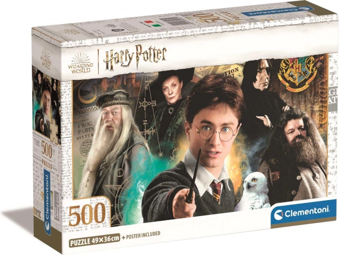 Puzzle CLEMENTONI Harry Potter 500 dílků