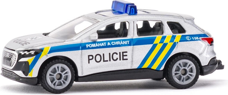 Siku Audi Q4 e-tron policie – česká verze