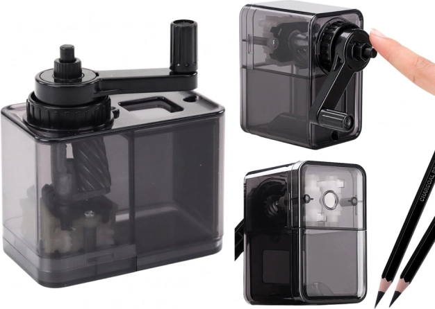 Kličková ořezávátko s nádobkou – černé