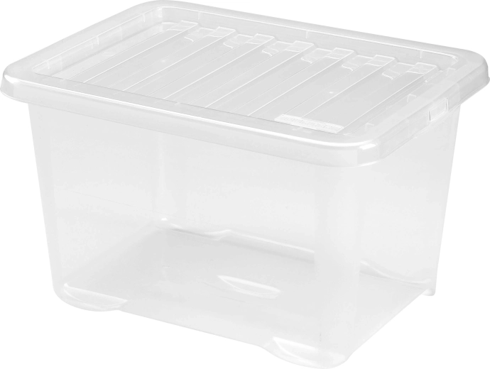 Plastový úložný box s víkem HEIDRUN Quasar 28 l