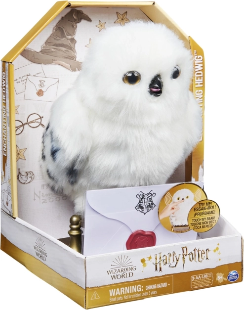 Harry Potter interaktivní sova Hedvika 30 cm