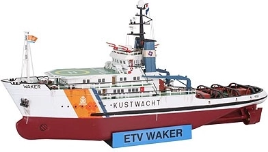 Plastikový model lodi Kustwacht Waker 1:200