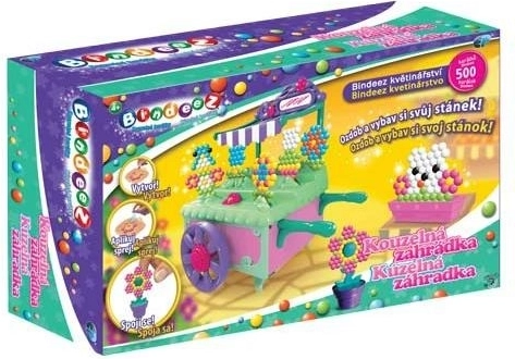 Bindeez květinový stánek – kreativní sada korálků (500 ks)