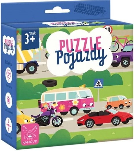 Puzzle vozidla 30 dílků