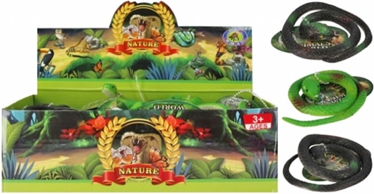 Gumový had 36 cm – realistická hračka pro děti