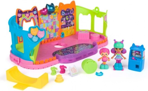 Koci dům GABBY – párty pokoj se skateparkem a figurkami