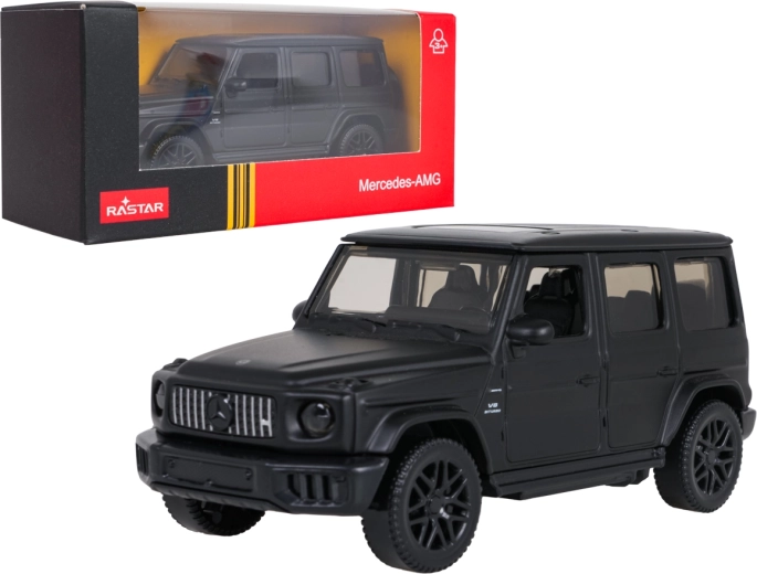 Kovový model Mercedes-AMG G63 Rastar v měřítku 1:43, černý