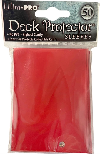 Ultra Pro deck protector obaly na karty Lava Red (červené holografické) 50 ks