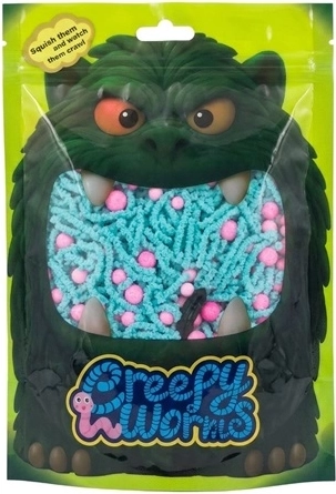 STNUX Creepy Worms senzorické červíky růžovo-modré