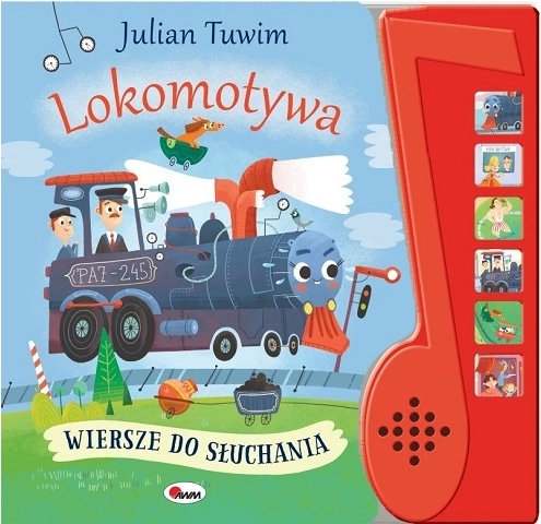 Wiersze do słuchania: Lokomotywa – zvuková kniha pro nejmenší