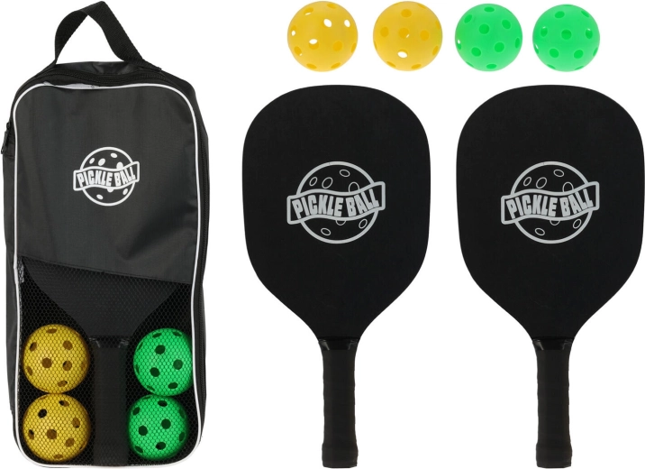 Sada na pickleball – 2 pálky a 4 míčky