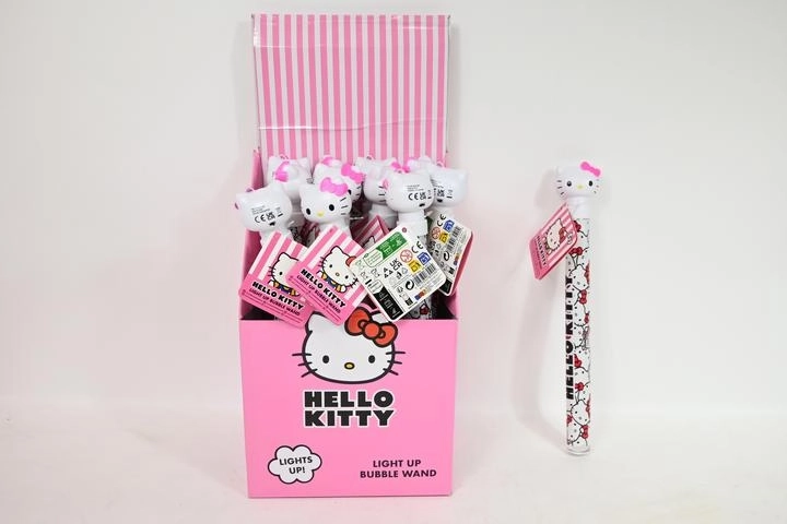 Svítící bublifuková hůlka Hello Kitty