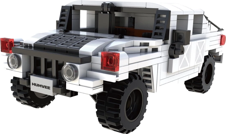 CaDA Humvee 1:24 bílé stavebnice