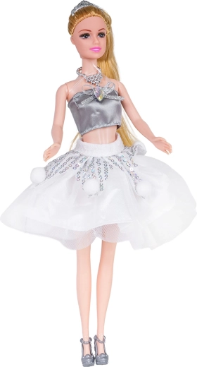 Stylová panenka s česatelnými vlasy