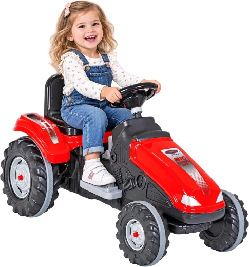 JAMARA dětský elektrický traktor Big Wheel 12 V červený