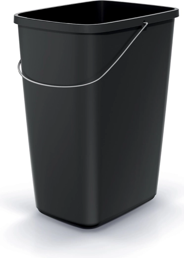 Odpadkový koš Compacta Q Basic 9 l z recyklovaného plastu, vyklápěcí víko