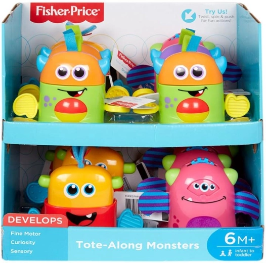 Fisher-Price Rozverná monstra – sada aktivitních hraček