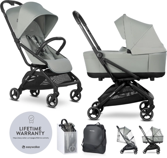 EASYWALKER kombinovaný kočárek Rockey S – Svěží zelená