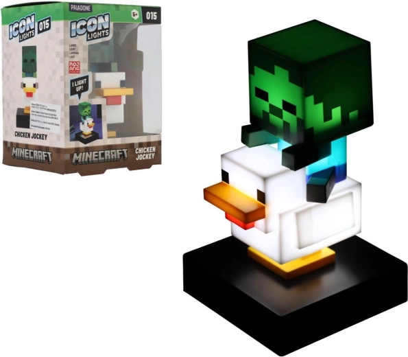 Lampička Minecraft Chicken Jockey