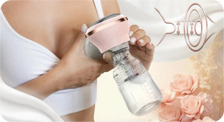 Třífázové sání s 9 úrovněmi pro přirozený tok mléka