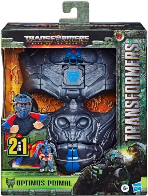 Transformers Optimus Primal 2v1 převoditelná maska a akční figurka