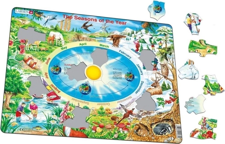 Larsen puzzle Pory roku maxi