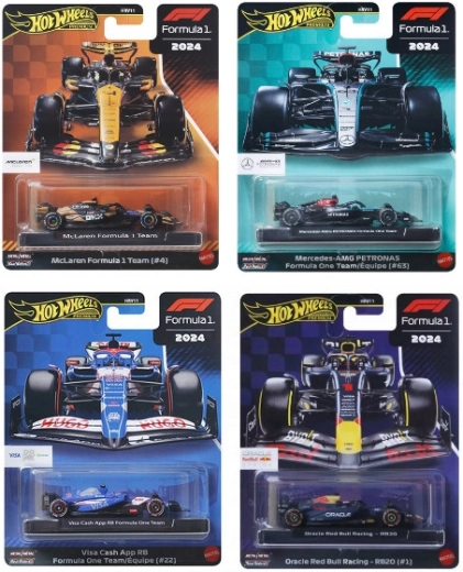 Hot Wheels Premium formule 1 – kovový sběratelský model