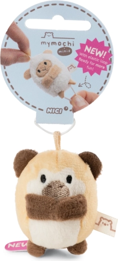 Nici přívěsek MyMochi opička Manki 5 cm s elastickou gumičkou