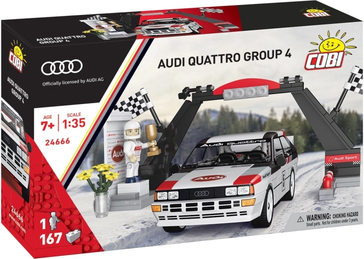 Cobi Audi Quattro Group 4 (1981) stavebnice 1:35