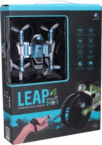 Dron–motorka 2v1 RC na dálkové ovládání 17 × 15 cm