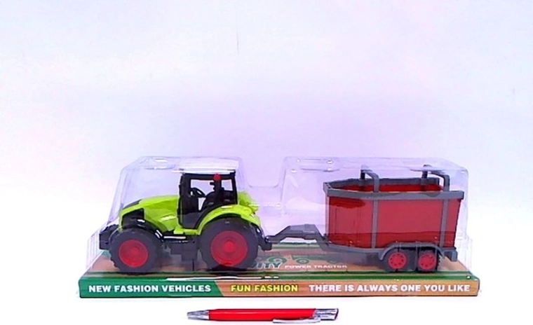 Traktor s přívěsem