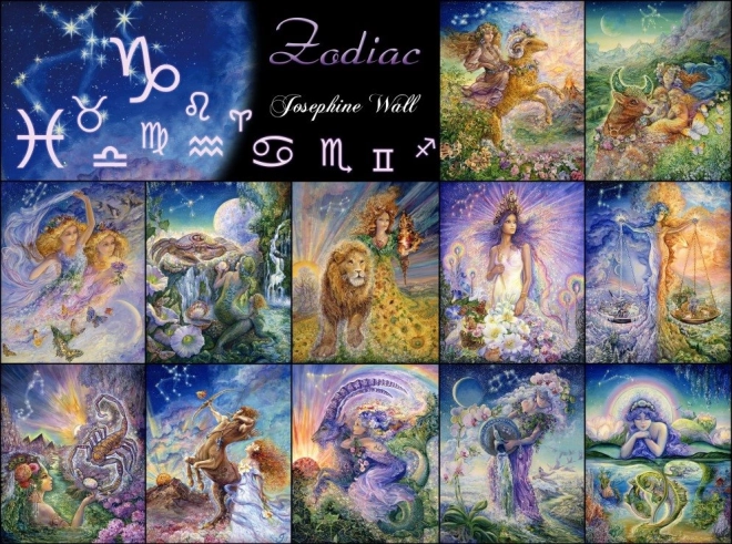 Puzzle znamení zvěrokruhu 2000 dílků GRAFIKA