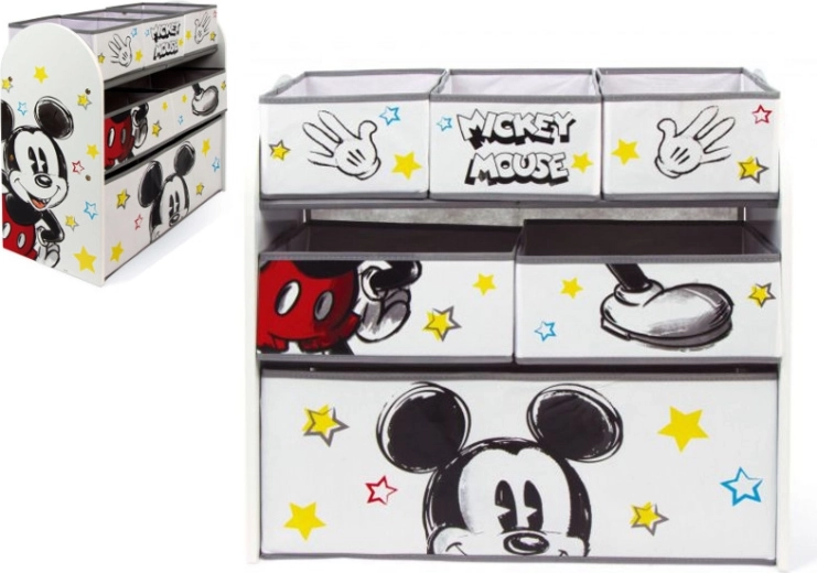Dětský organizér na hračky Mickey Mouse
