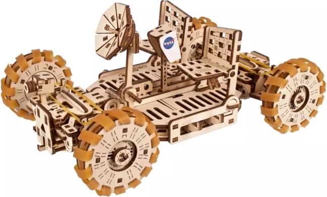 Ugears NASA lunární vozítko – 3D dřevěné mechanické puzzle