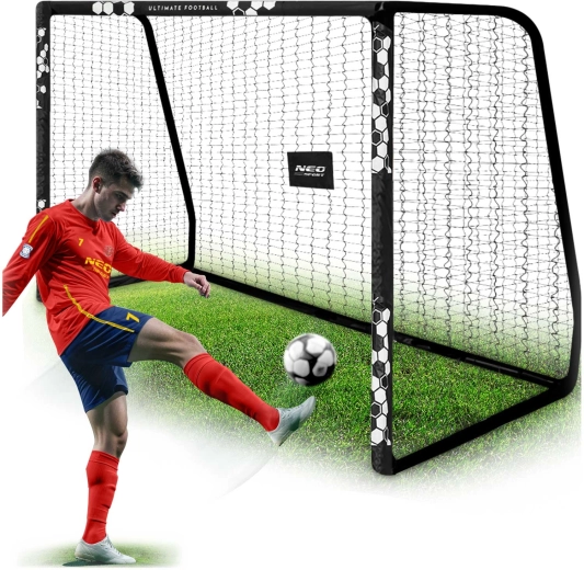 Fotbalová branka Neo-Sport hexagon 300 × 200 × 120 cm
