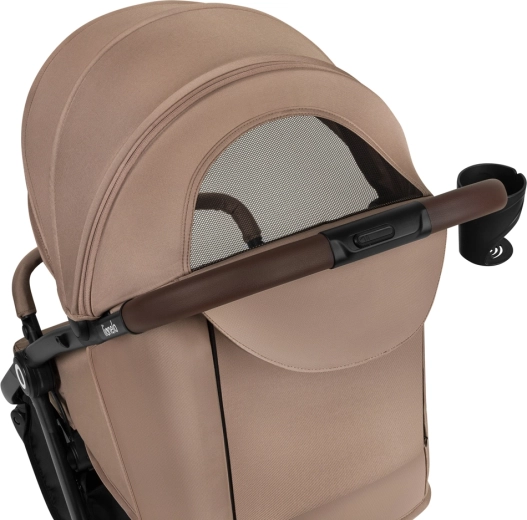 XXL stříška s UPF50+ a větracím okénkem