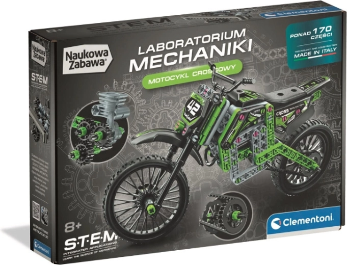 Laboratorní mechanika – krosová motorka stavebnice