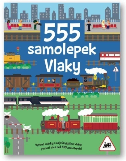 Svojtka & Co. 555 samolepek – vlaky