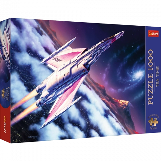 Trefl puzzle Premium Plus Tea Time: let do vesmíru 1000 dílků