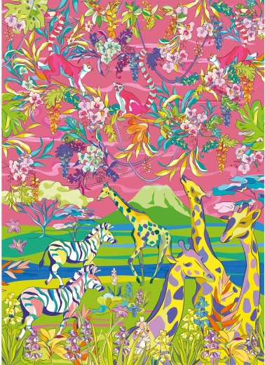 Puzzle Divoká savana 1000 dílků GIBSONS