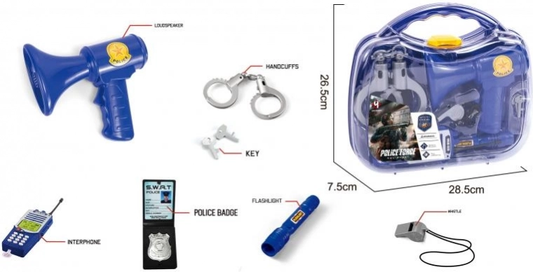 Policejní kufřík pro děti PLEJO